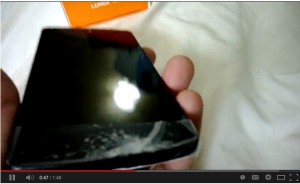 Nexus 5 Cracked Display demonstration 