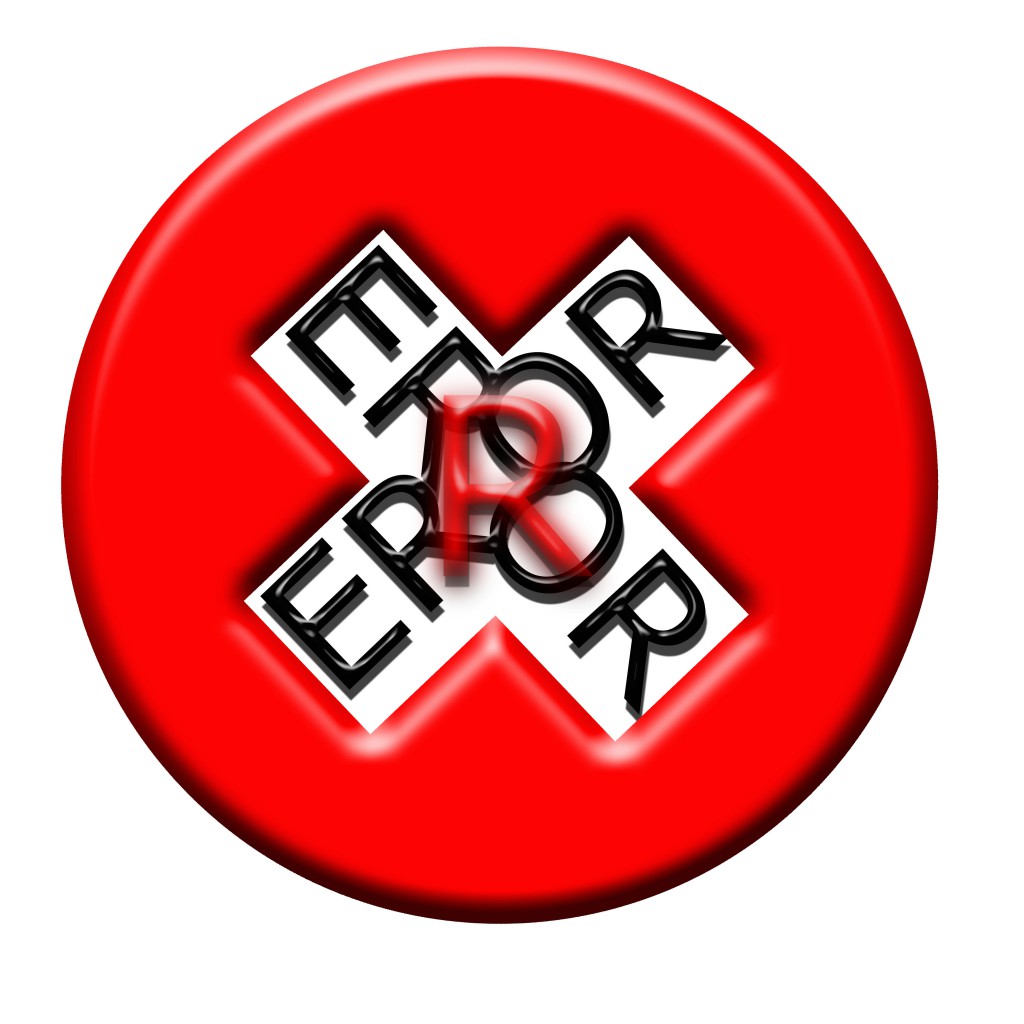 error button